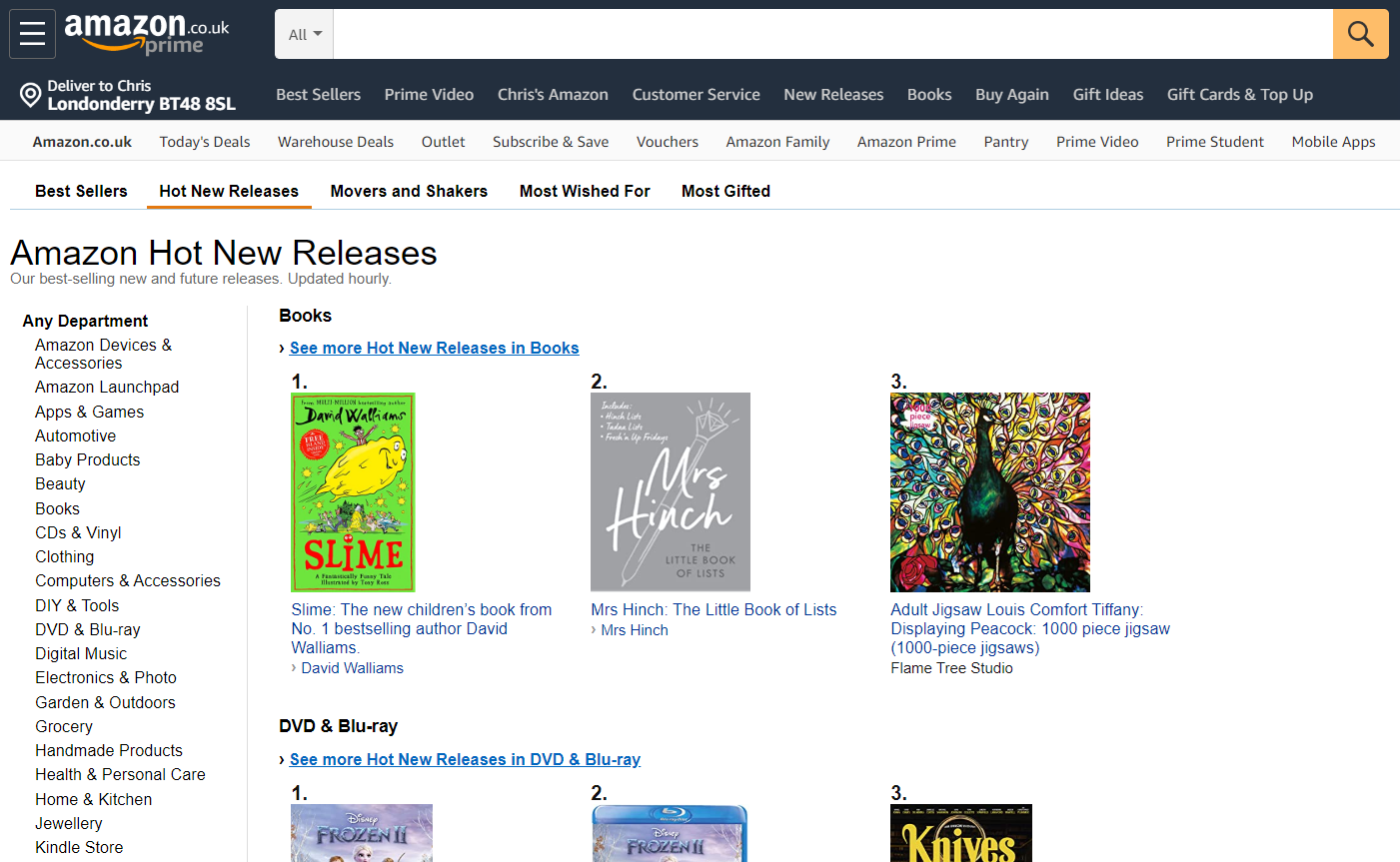 amazon new release best sellers