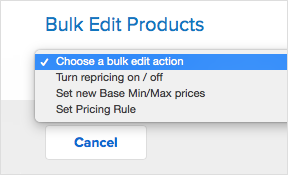 RepricerExpress bulk editing features