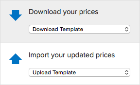 RepricerExpress has bulk import/export features