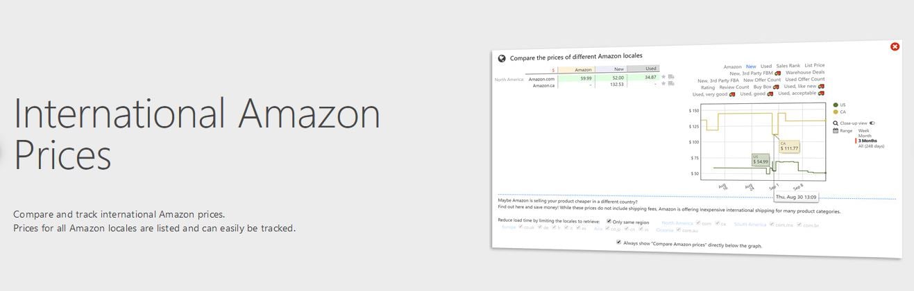 Keepa amazon price tracker