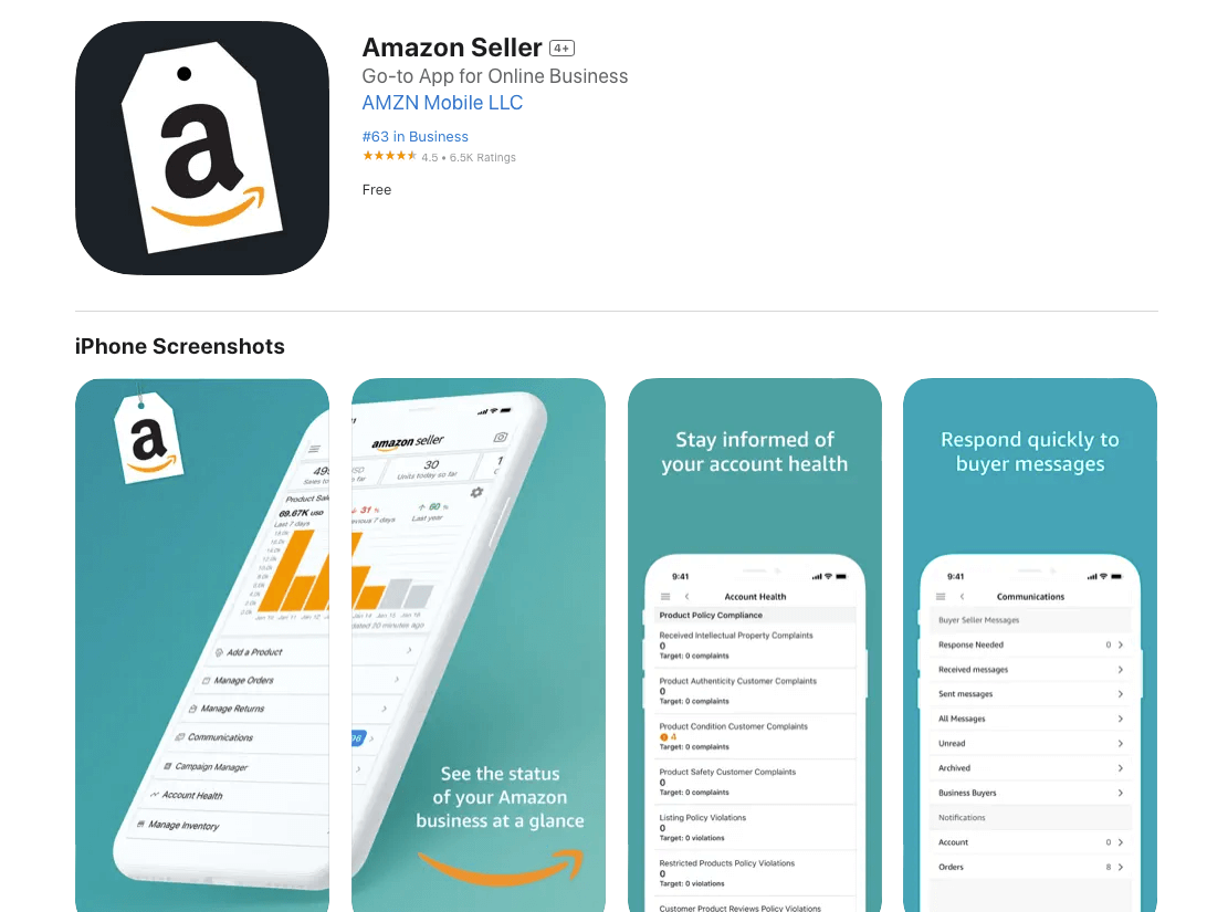 amazon seller app