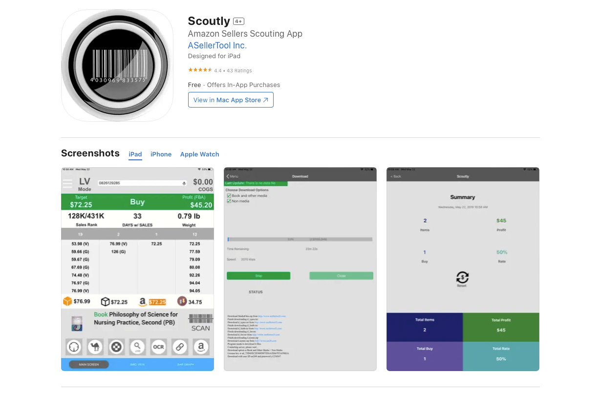 scoutly seller scanner app