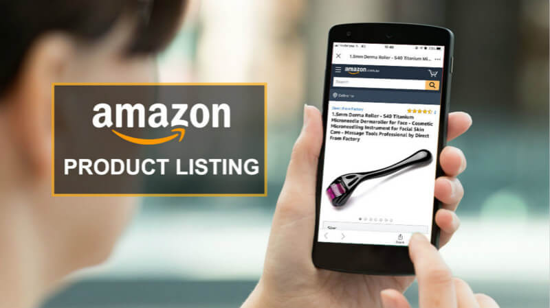 Amazon product listing