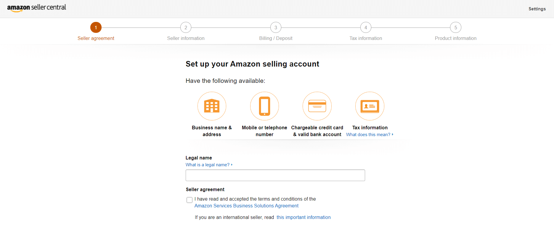 How To Create An Amazon Seller Central Account
