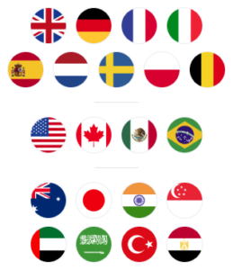 Amazon Marketplace Flags for Mobile Screens