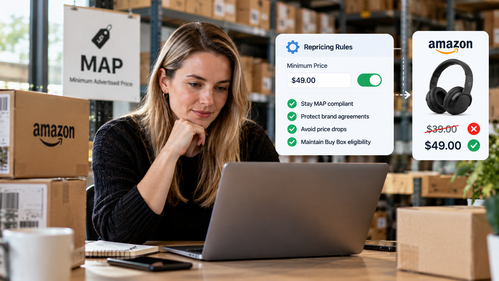 Amazon Repricing for MAP-Restricted Products: A Brand Compliance Guide