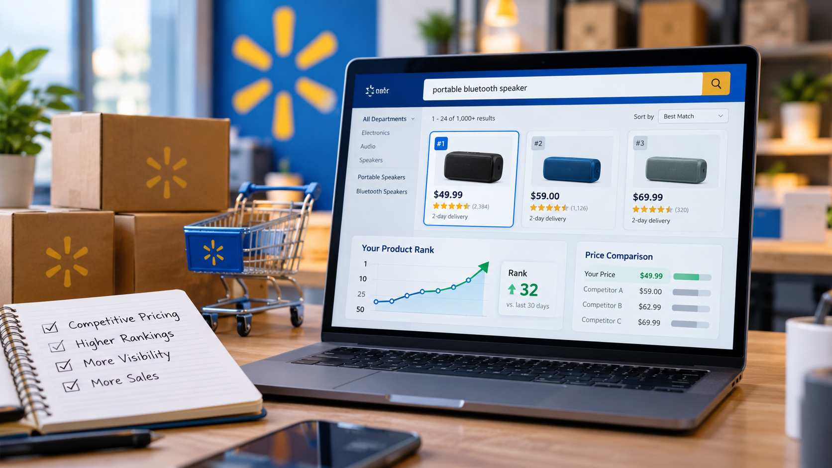 How to Rank Higher on Walmart Marketplace Search: Pricing and the Algorithm